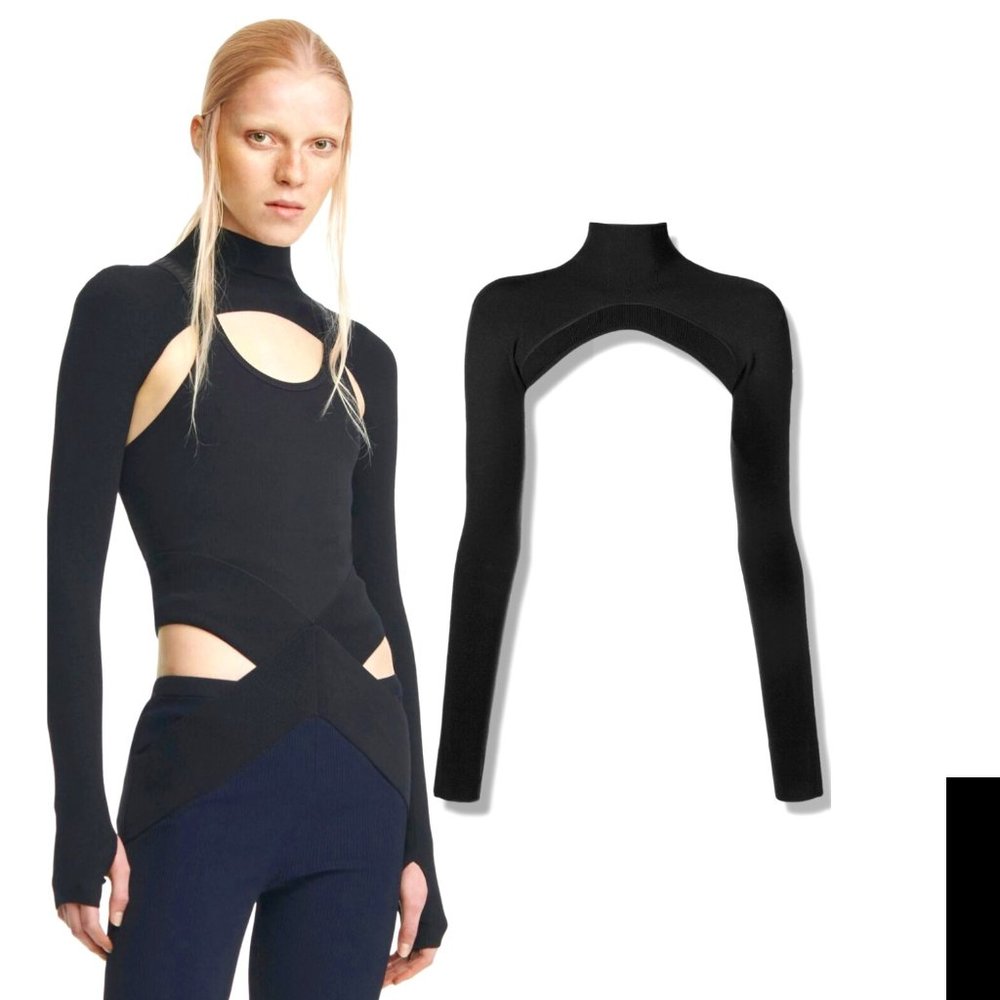 Dion Lee Stirrup Turtleneck Shrug size S